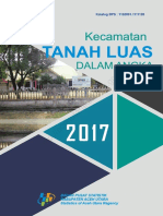 Kecamatan Tanah Luas Dalam Angka 2017