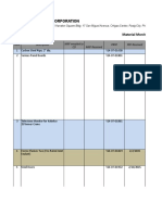 Materials Monitoring (Shell) 2015