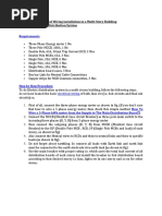 Three-Phase Electrical Wiring Installation in a Multi-Story Building