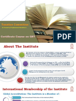 Icwa Certificate Course GST