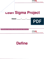 Lean Sigma Project: Dated