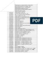 Lista de Materiais (Encomenda)