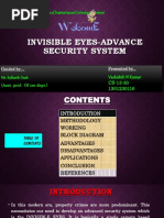 Invisible Eyes-Advance Security System: Vashishth N Kumar