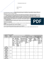 Programación Anual 2016 Educacion Fisica