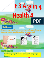 Yunit 3 Aralin 4 Health