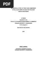 Thesis TELECOM MOBILE SECTOR preetkanwal