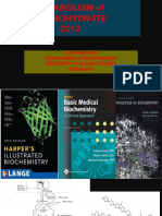 Metabolism of Carbohydrate 2012