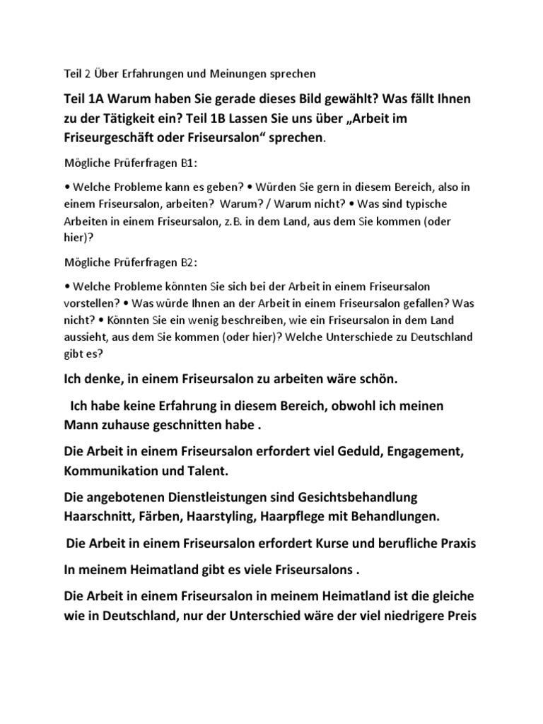 Arbeits Friseur | PDF