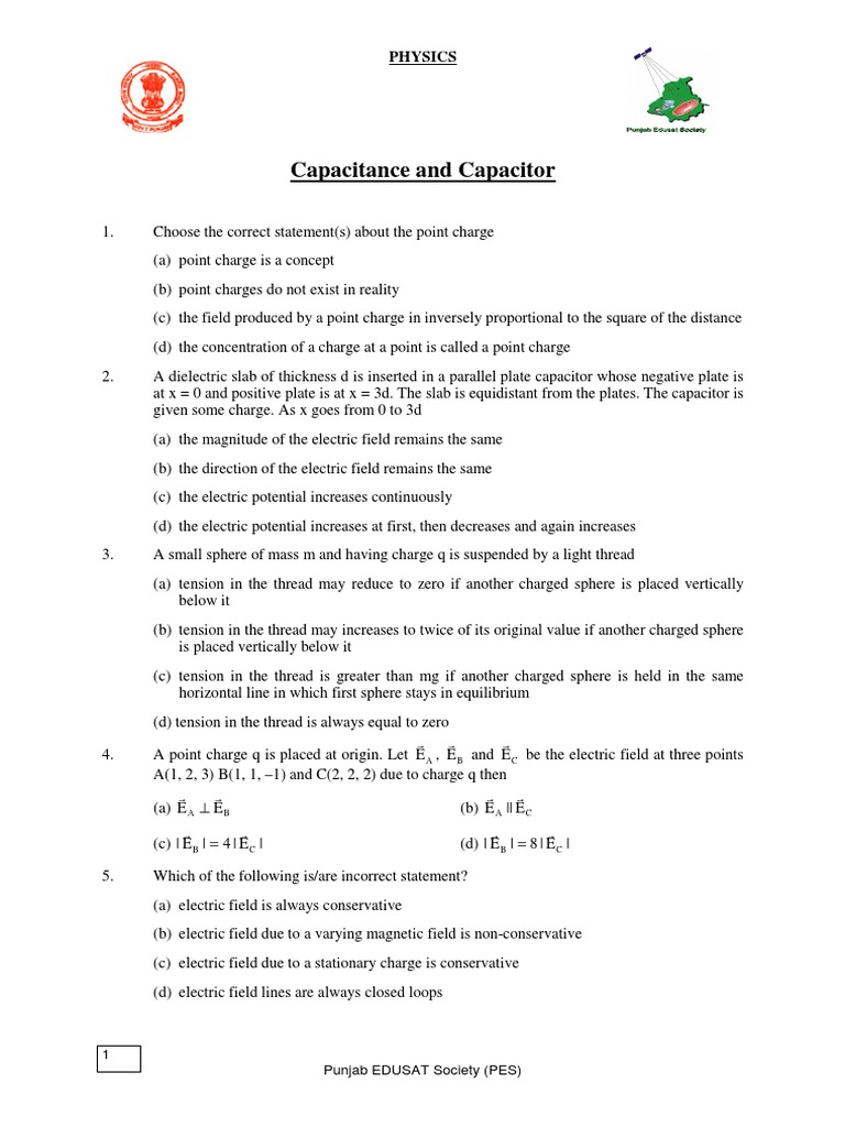 Physicsforaieee Cet09 10 Magnetic Field Capacitor