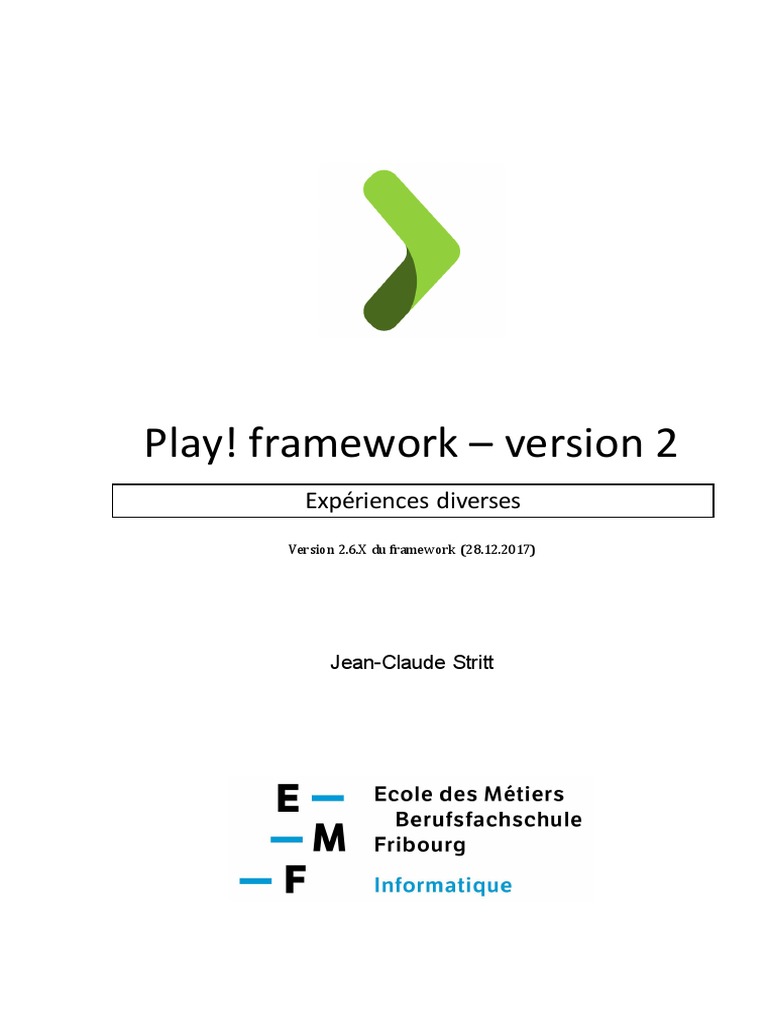 Guide du Play Framework 2 en Java | PDF | Java (Langage de ...