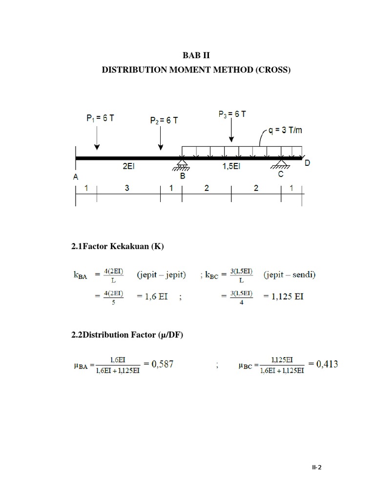Cross Method Structural Analysis | PDF