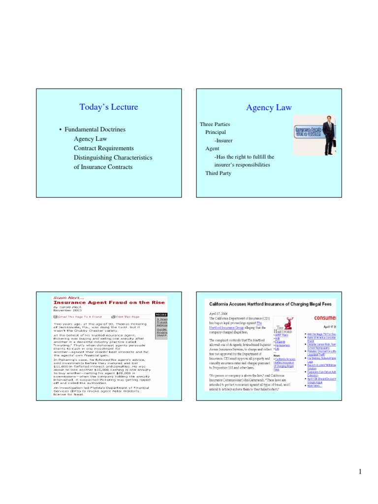 Insurance Contract | PDF | Law Of Agency | Insurance