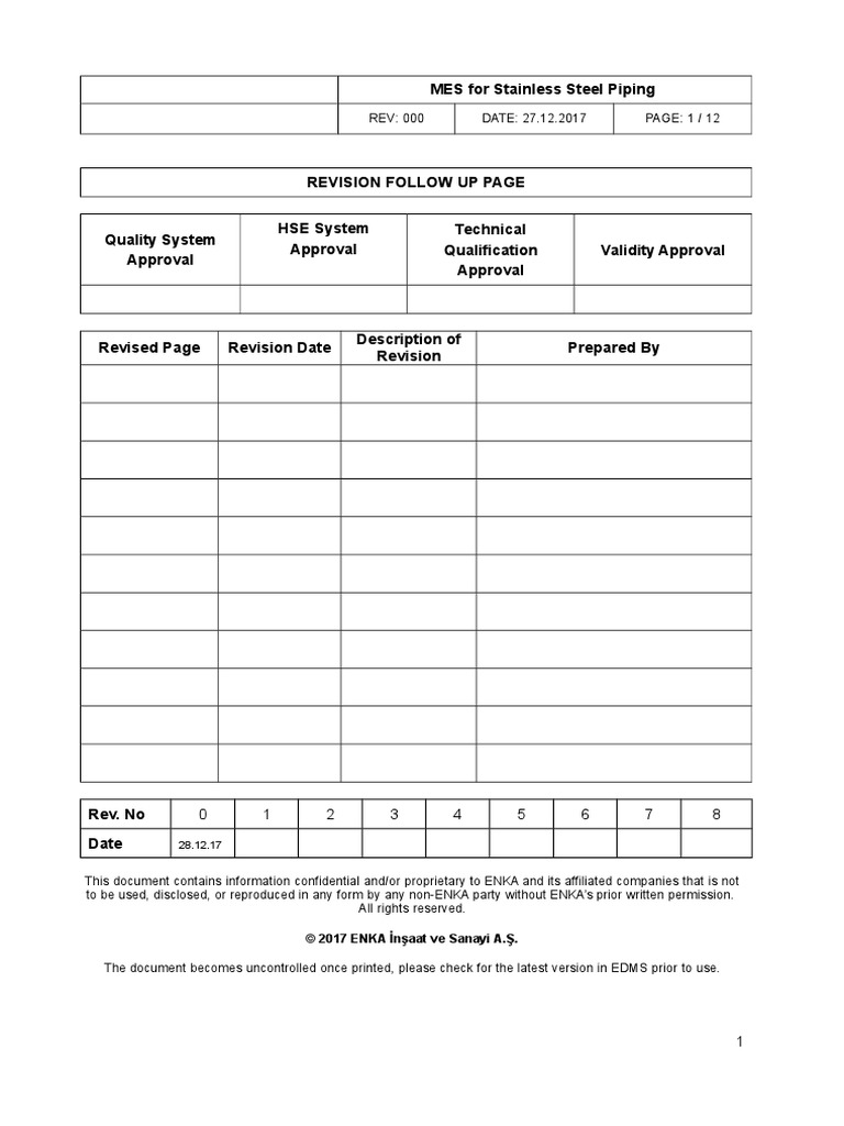 Ru266 300 MC MST 00003 For Ss Piping | PDF | Pipe (Fluid Conveyance ...