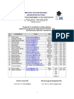 Programul de Consultatii M - IFR, Sem II