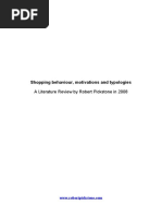 Download Shopping Behaviour Motivations and Typologies - Literature Review by Robert Pickstone SN36801904 doc pdf