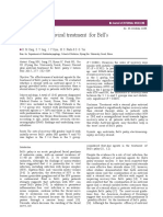 Steroid Plus Antiviral Treatment For Bell's Palsy: Original Article