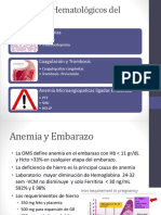 Trastornos Hematológicos Del Embarazo