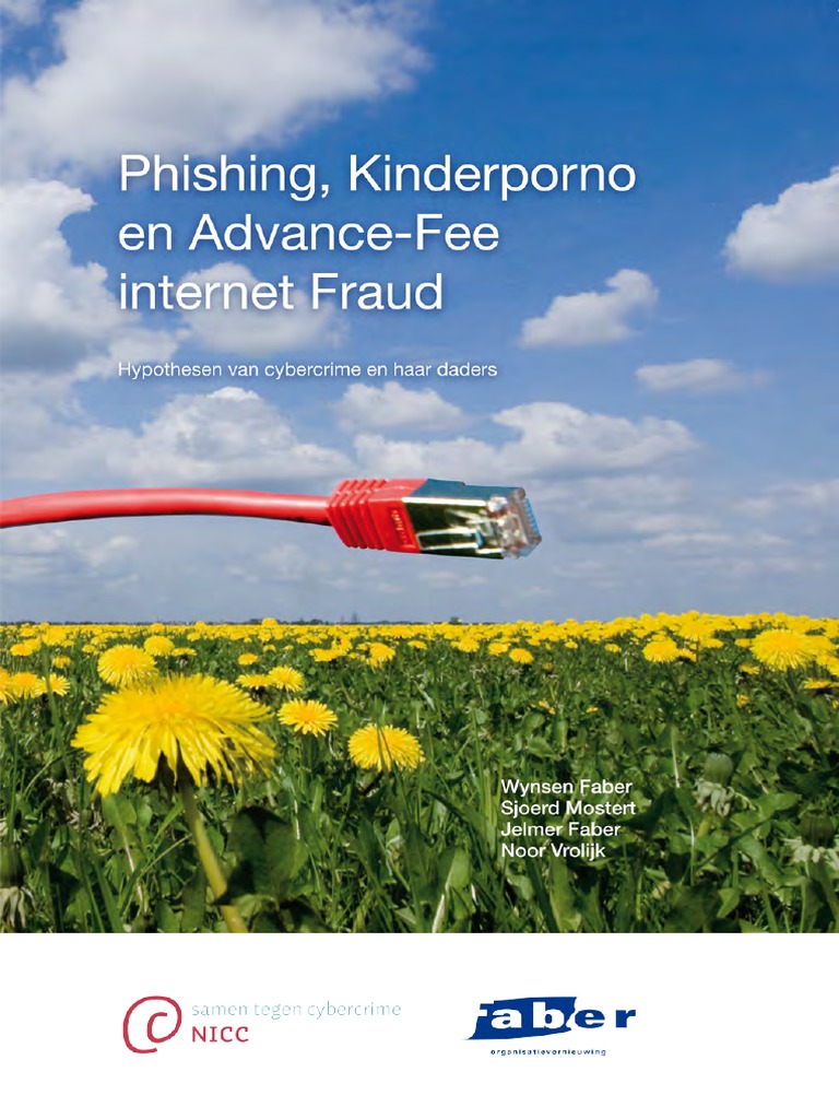 Phishing, Kinderporno en Advance-Fee Internet Fraud Hypothesen Van Cybercrime en Haar Daders PDF Foto