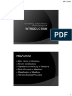 01 - Mechanical Vibrations - Introduction PDF