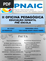 II Oficina Pnaic