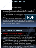 Pengertian Akhlak