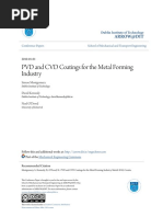 PVD and CVD Coatings For The Metal Forming Industry