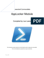 Powershell Commandlets - AppLocker Module