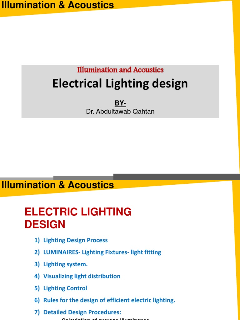 Electrical Lighting Design Essentials | PDF | Lighting | Light