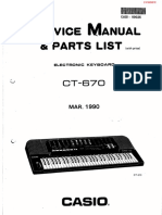 Casio CT 670 PDF