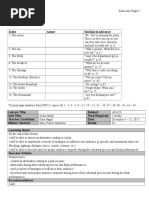 Scene Study Grade 10 Unit Plan