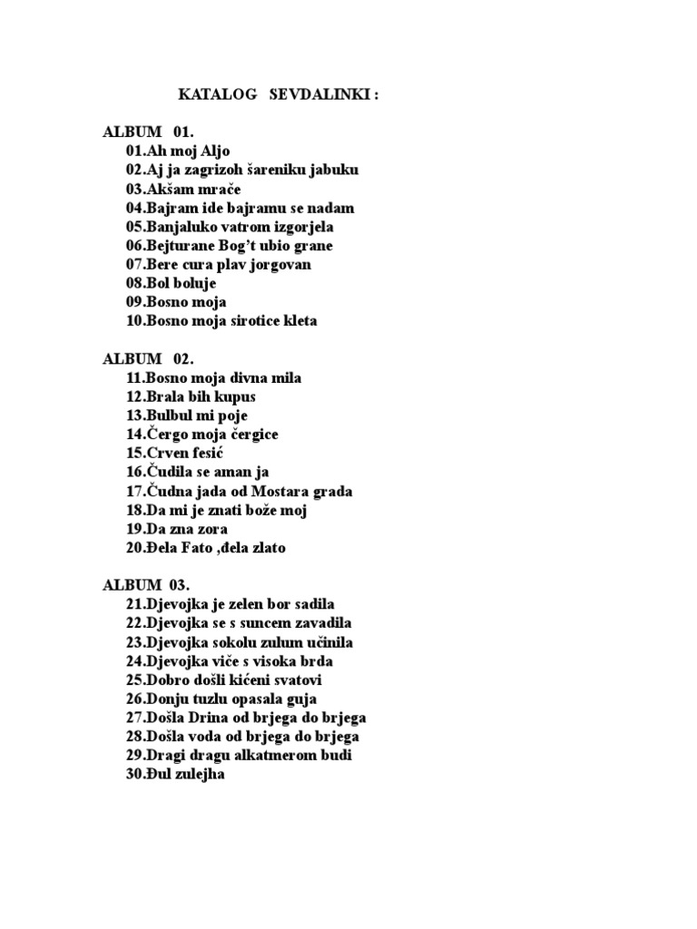 SEVDALINKE | PDF