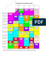 Ece Color Code Schedule 2017-2018