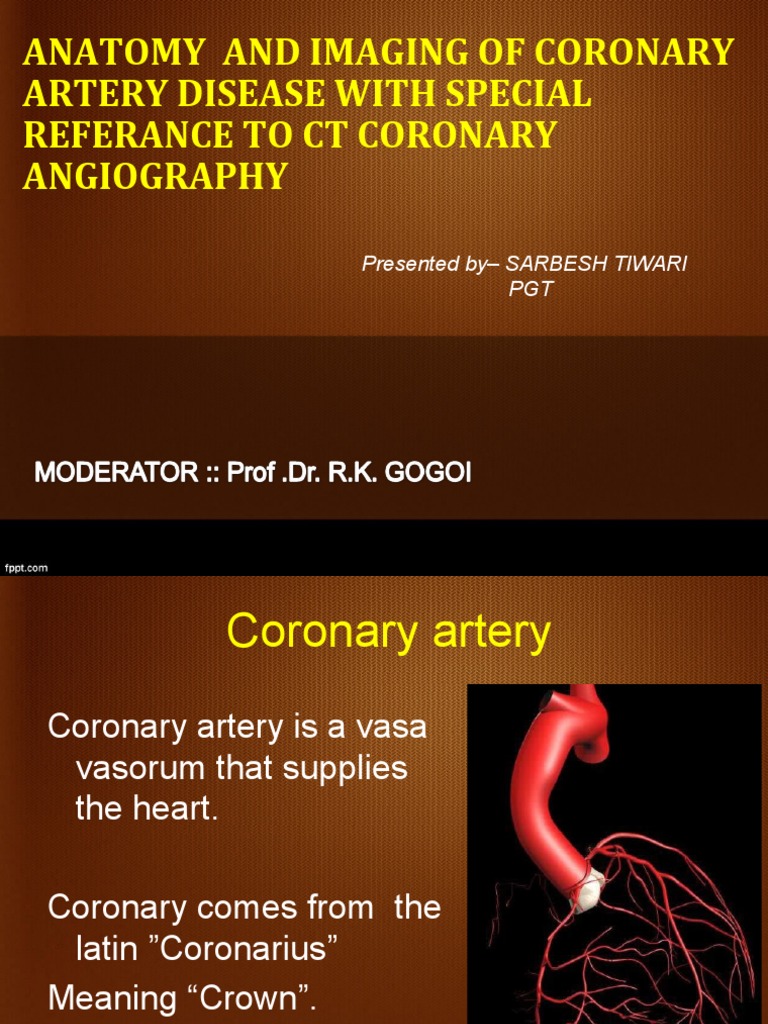 CT Coronary Angiography Overview | PDF | Atheroma | Coronary Circulation