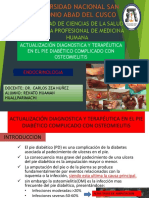 Actualización Diagnostica y Terapéutica en El Pie Diabético con osteomielitis