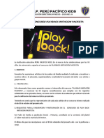 Bases Del Concurso Playback