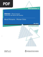 Primaria Ateneo Didáctico 1 Primer Ciclo Lengua Carpeta Coordinador