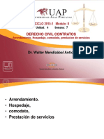 7 Arrendamiento. Hospedaje, Comodato, Prestacion de Servicios