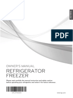 LG Fridge Owners - Manual