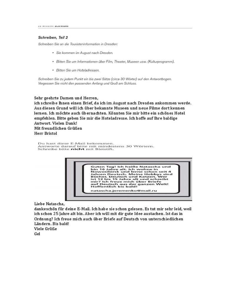 A1 Schreiben Docx