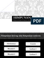 Himpunan Semesta Dan Himpunan Kosong