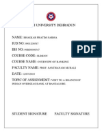 Overview of Banking-IBS Assignment