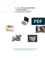 Manual of Civil Engineering Laboratory