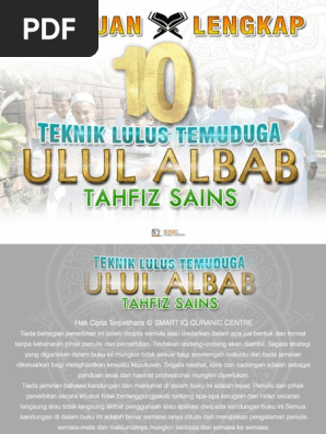 10 Teknik Lulus Temuduga Ulul Albab Pdf