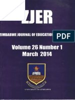 Chinamasa, E. Analysis of Student's Errors (ZJER Vol 26 No 1)