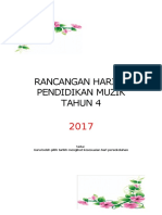 Rancangan Harian Muzik Tahun 4 - 2017 