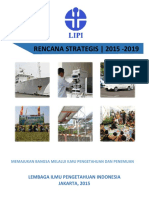 Rencana Strategis LIPI 2015-2019