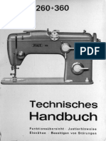 SM PFAFF+260+360 Tech - Handbuch+Justierung+DE