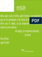 Invitación Del Día Del Logro