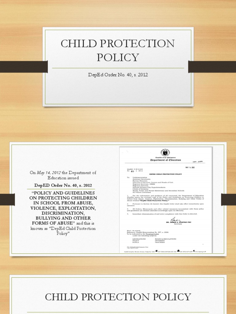 Child Protection Policy | PDF | Child Protection | Violence