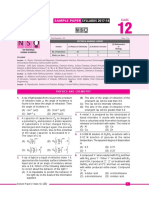 Nso Sample Paper Class-12